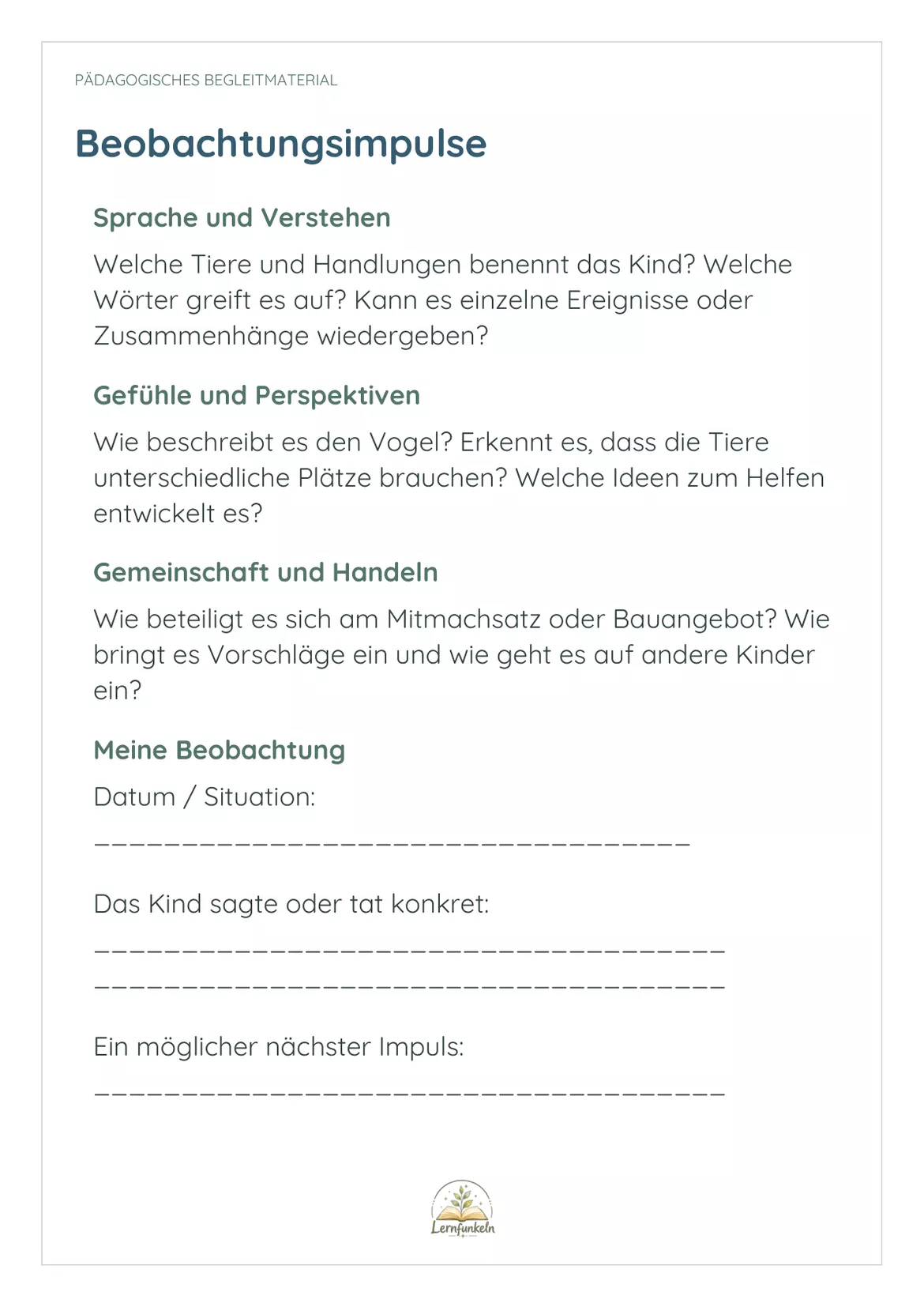 Bild in der Beschreibung des Unterrichtsmaterials ❄️Winter-Kamishibai für Kinder von 2–6 Jahren – Mia Maus und die Suche nach einem warmen Zuhause von Lernfunkeln Materialien #7