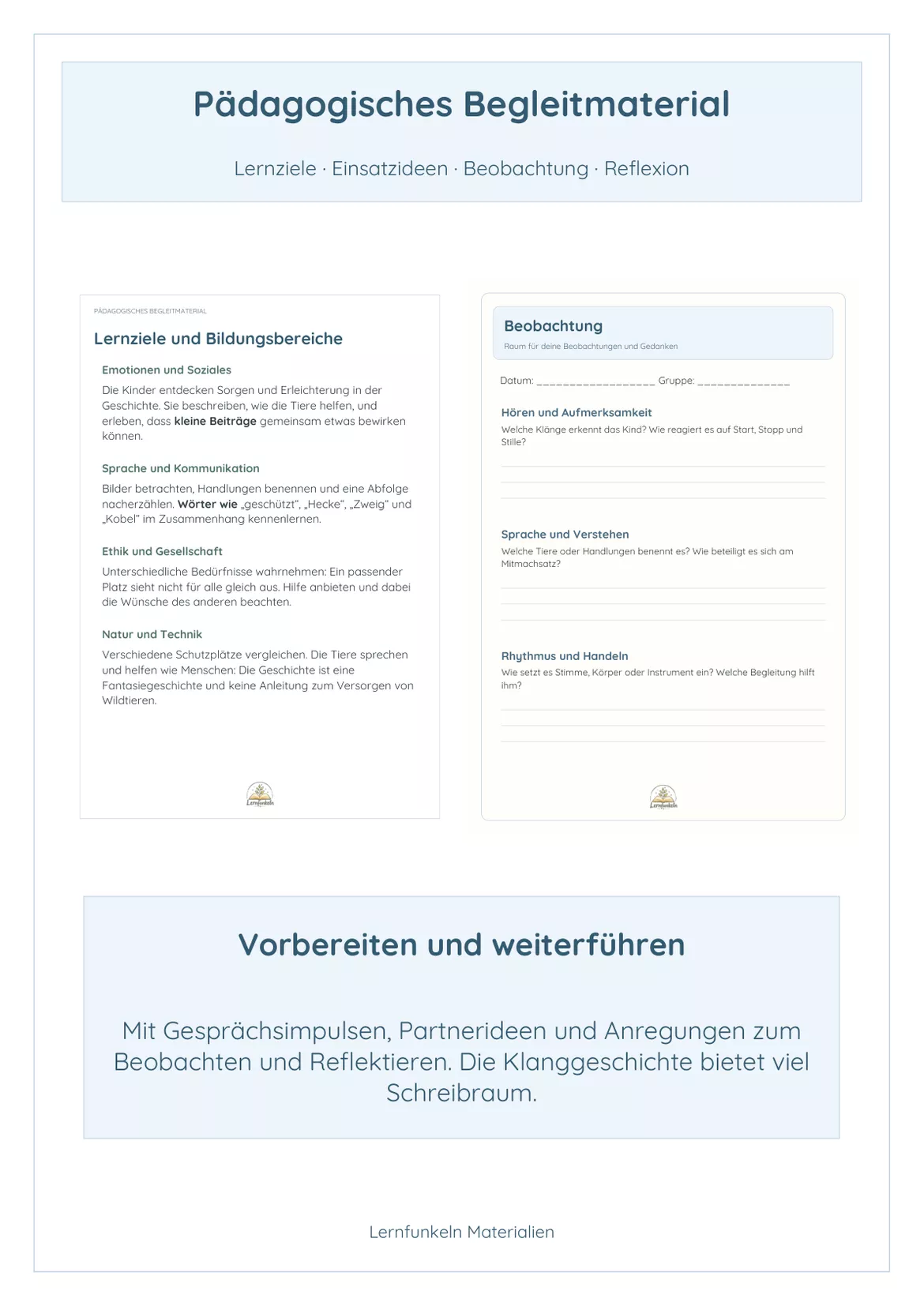 Bild in der Beschreibung des Unterrichtsmaterials ❄️Kamishibai & Klanggeschichte mit Mia Maus – Ein warmes Zuhause | Kindergarten, 2–6 Jahre von Lernfunkeln Materialien #5