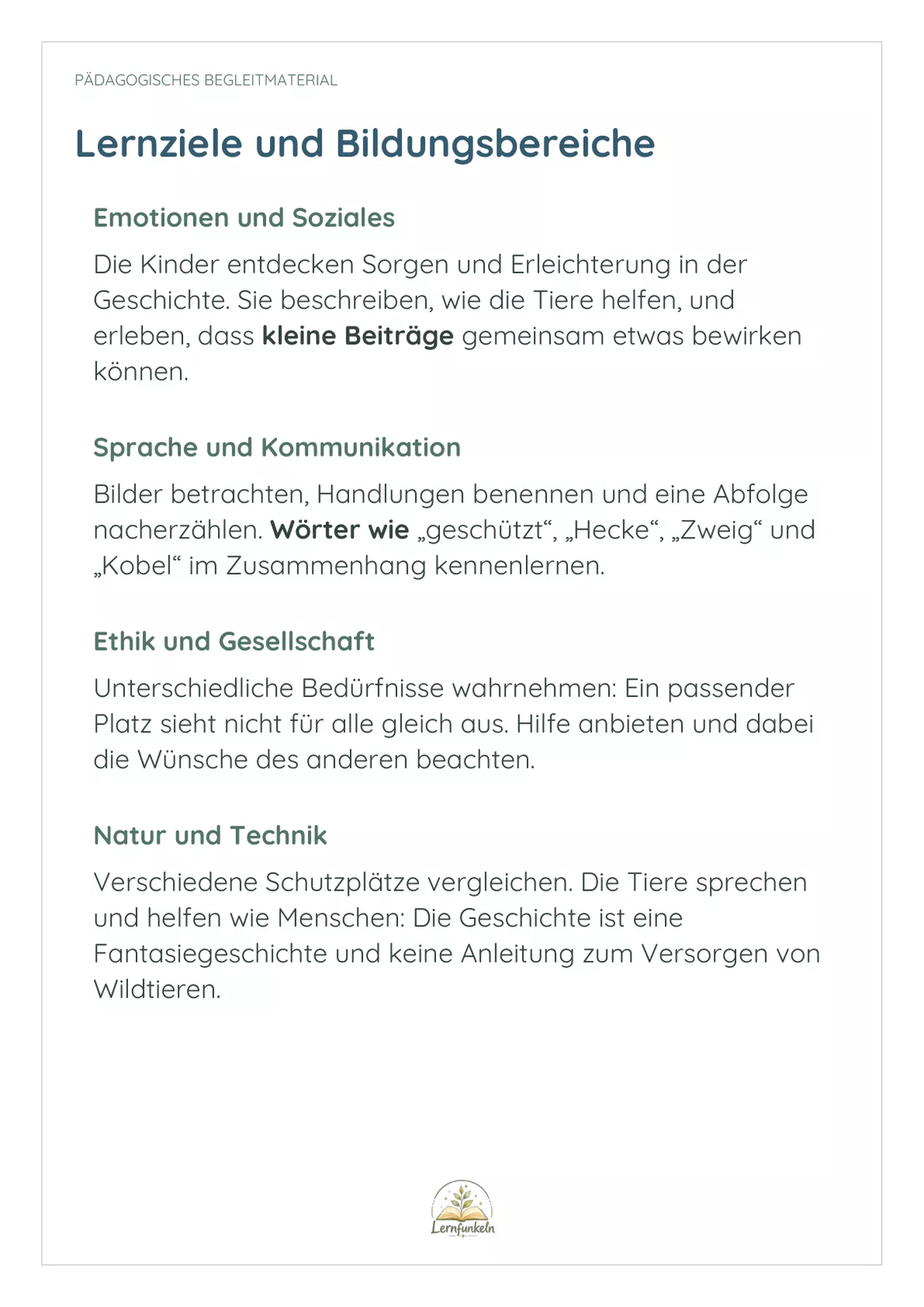 Bild in der Beschreibung des Unterrichtsmaterials ❄️Winter-Kamishibai für Kinder von 2–6 Jahren – Mia Maus und die Suche nach einem warmen Zuhause von Lernfunkeln Materialien #5