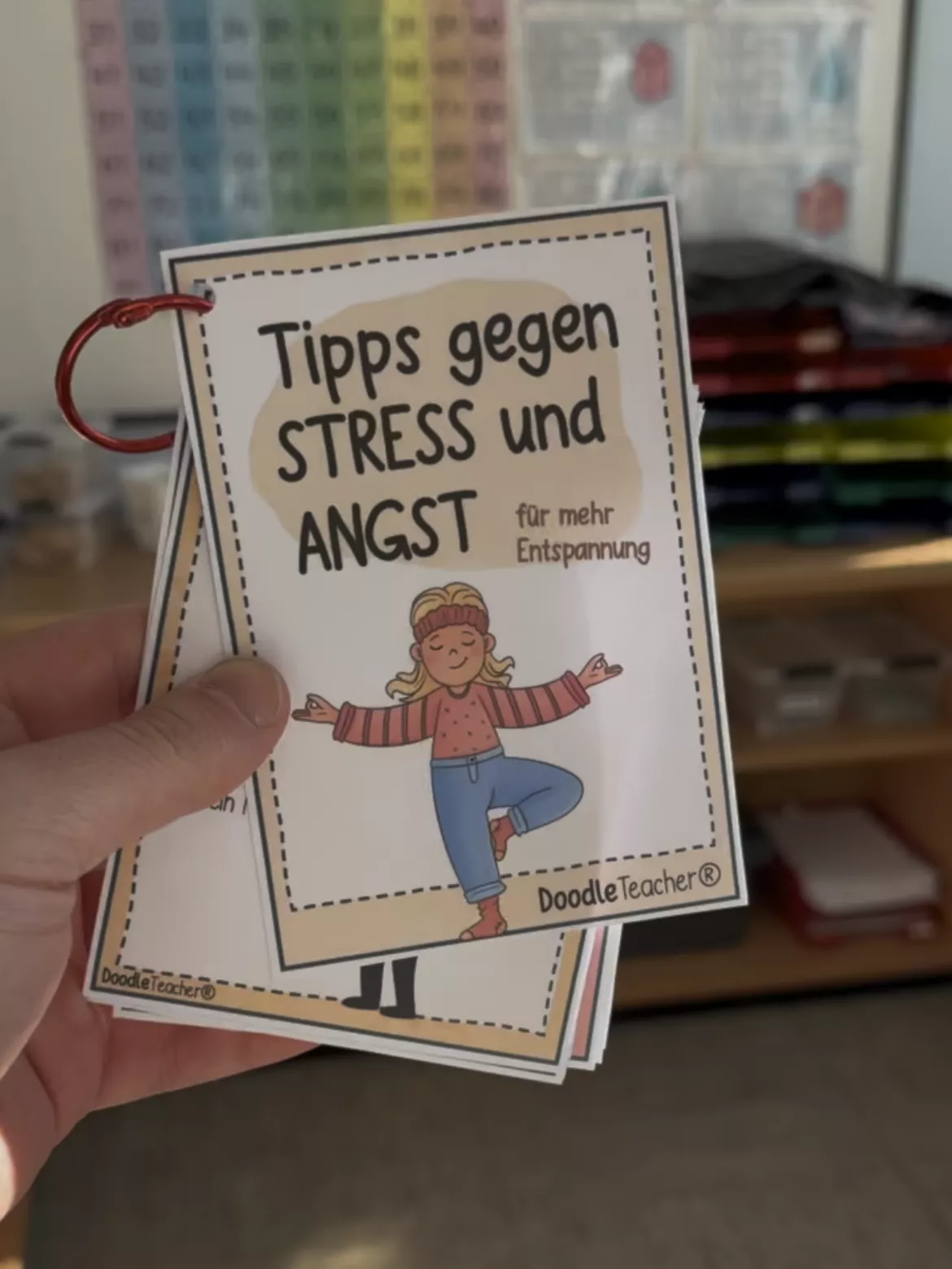 Bild in der Beschreibung des Unterrichtsmaterials Entspannungstipps Körper bei Stress / Angst - für den Körper & Selbstregulation Unterrichtsstörungen von Doodleteacher #2