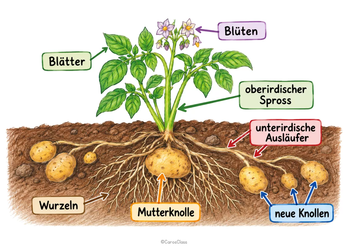 Bild in der Beschreibung des Unterrichtsmaterials Materialpaket: Die Kartoffel – Unterrichtsreihe, UB-Stunde und Material von CarosClass #2