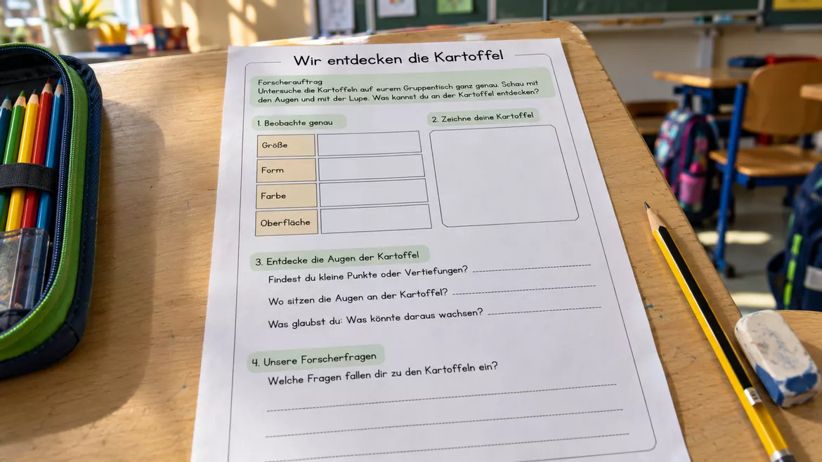 Bild in der Beschreibung des Unterrichtsmaterials Materialpaket: Die Kartoffel – Unterrichtsreihe, UB-Stunde und Material von CarosClass #1