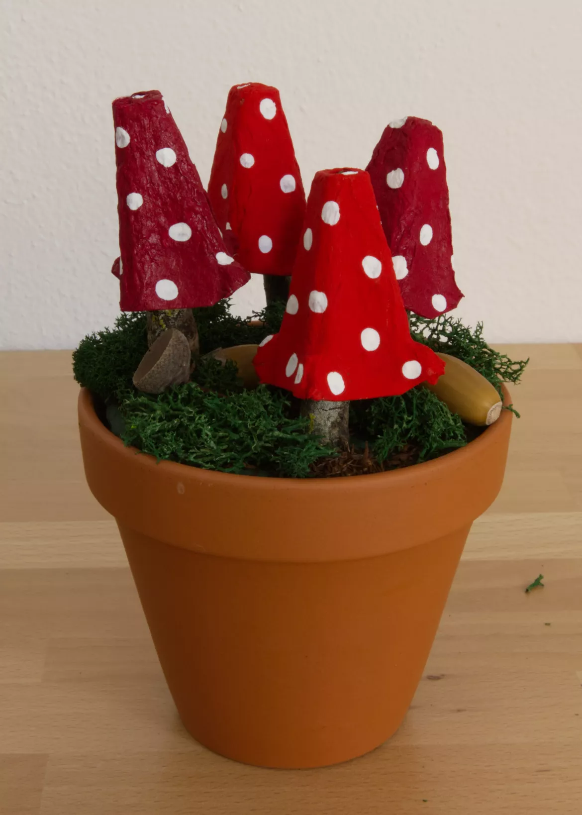 Bild in der Beschreibung des Unterrichtsmaterials Werken Grundschule, Pilze im Topf, Herbst von Pinselpauker #1