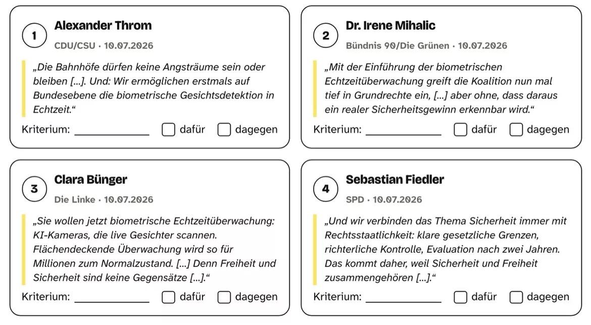Bild in der Beschreibung des Unterrichtsmaterials KI-Gesichtserkennung bei der Polizei – Arbeitsblätter mit Lösungen, Kl. 9–10 von PUSH #3