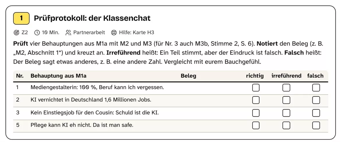 Bild in der Beschreibung des Unterrichtsmaterials KI und Arbeitsmarkt: Nimmt KI uns die Jobs weg? Arbeitsblätter mit Lösungen von PUSH #2
