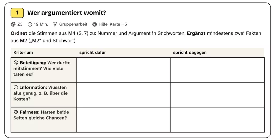 Bild in der Beschreibung des Unterrichtsmaterials Olympia in München? Der Bürgerentscheid – Arbeitsblätter mit Lösungen, Kl. 8–9 von PUSH #3