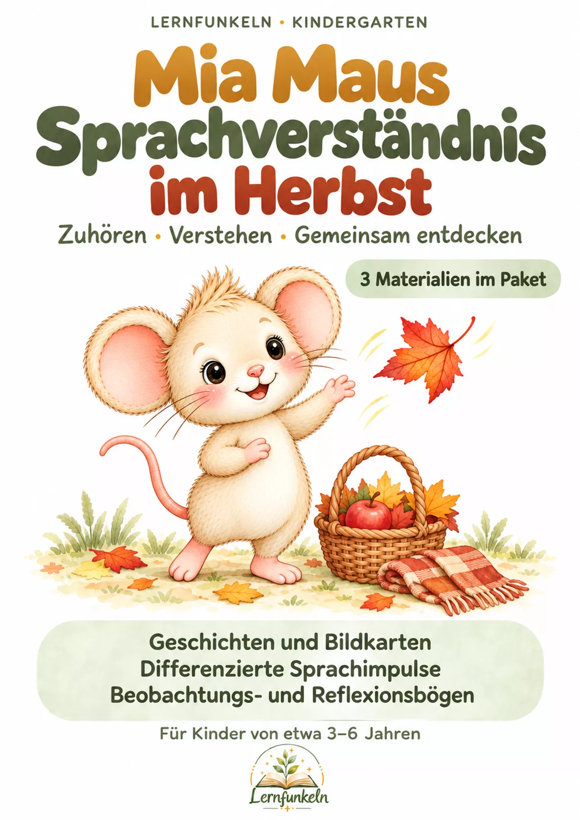 Bild in der Beschreibung des Unterrichtsmaterials Sprachverständnis im Herbst | 3 Materialien im Paket von Lernfunkeln Materialien #1
