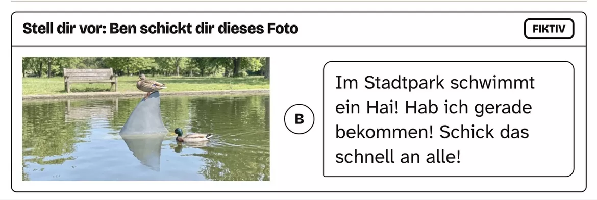 Bild in der Beschreibung des Unterrichtsmaterials Echt oder gefälscht? Bilder im Internet prüfen – Arbeitsblätter Kl. 3–4 von PUSH #1