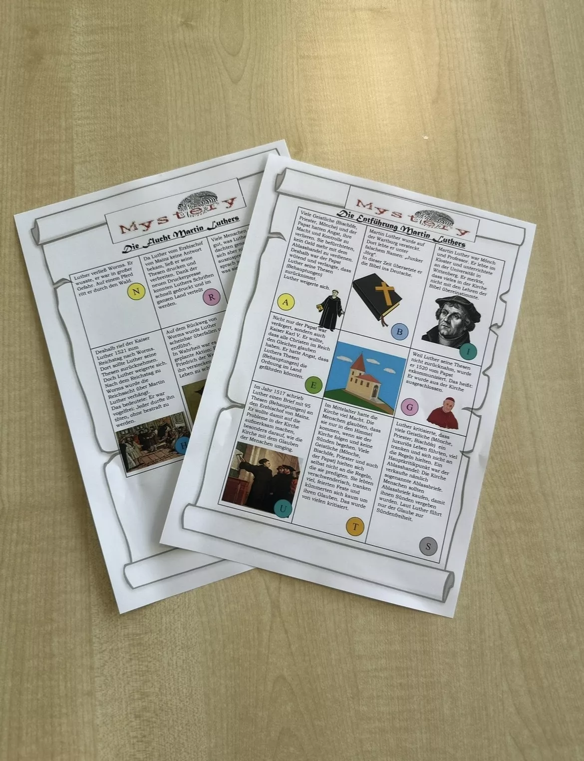 Bild in der Beschreibung des Unterrichtsmaterials Mystery: Martin Luther und die Reformation von Teacher