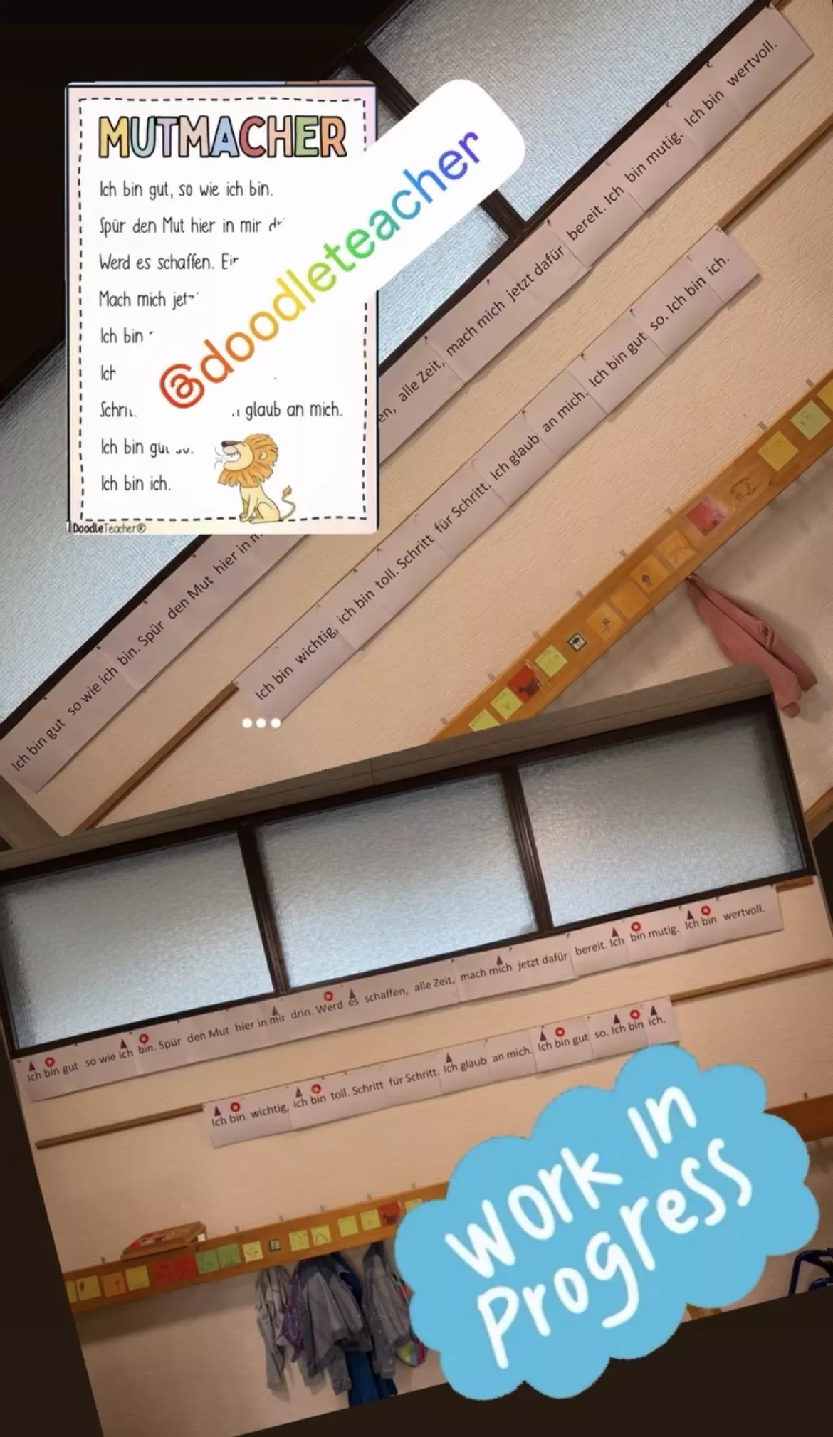 Bild in der Beschreibung des Unterrichtsmaterials Mutmachspruch auch als (Klopf-Affirmation & Tapping Mutmacher EFT) Mutspruch von Doodleteacher #4