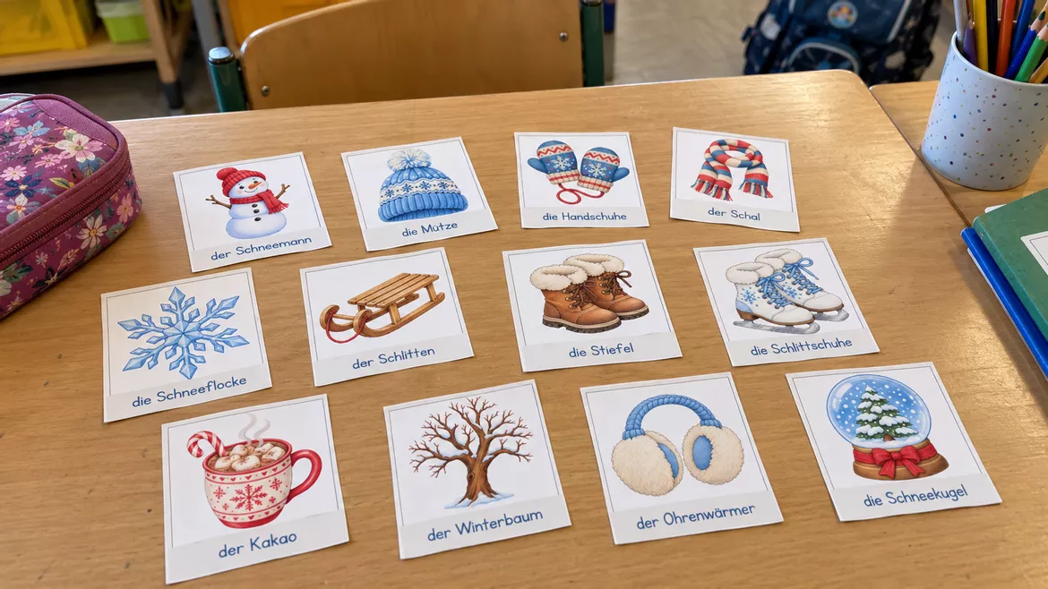 Bild in der Beschreibung des Unterrichtsmaterials Materialpaket: Elfchen im Winter – Unterrichtsreihe, UB-Stunde und Material von CarosClass #1