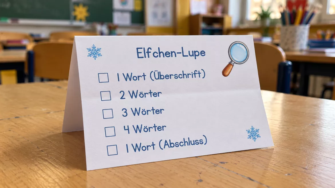 Bild in der Beschreibung des Unterrichtsmaterials Materialpaket: Elfchen im Winter – Unterrichtsreihe, UB-Stunde und Material von CarosClass #2