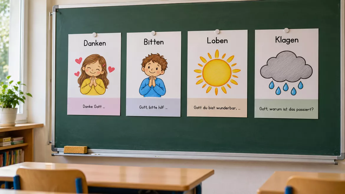 Bild in der Beschreibung des Unterrichtsmaterials Materialpaket: Beten – Unterrichtsreihe, UB-Stunde und Material von CarosClass #1