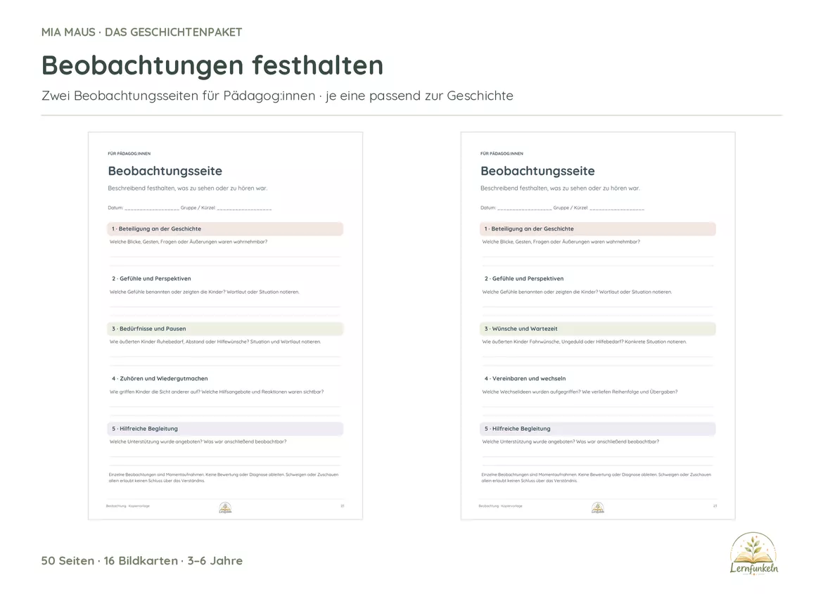 Bild in der Beschreibung des Unterrichtsmaterials Gemeinsam Lösungen finden | Wut & Warten | 2 Kamishibai-Geschichten im Paket von Lernfunkeln Materialien #7