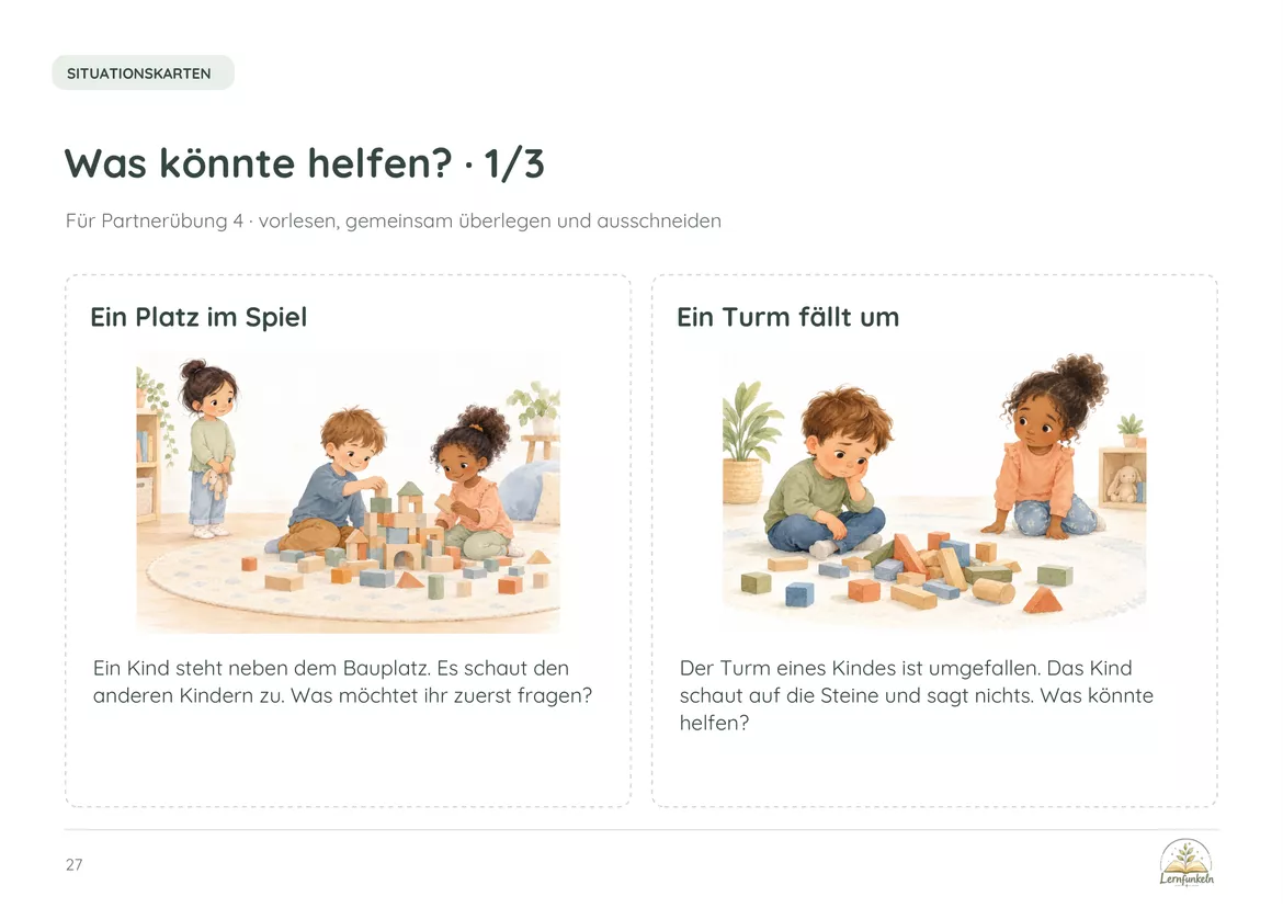 Bild in der Beschreibung des Unterrichtsmaterials 🎠Sankt Martin – Martin teilt Wärme | Bildkarten, Geschichte & Partnerübungen von Lernfunkeln Materialien #5