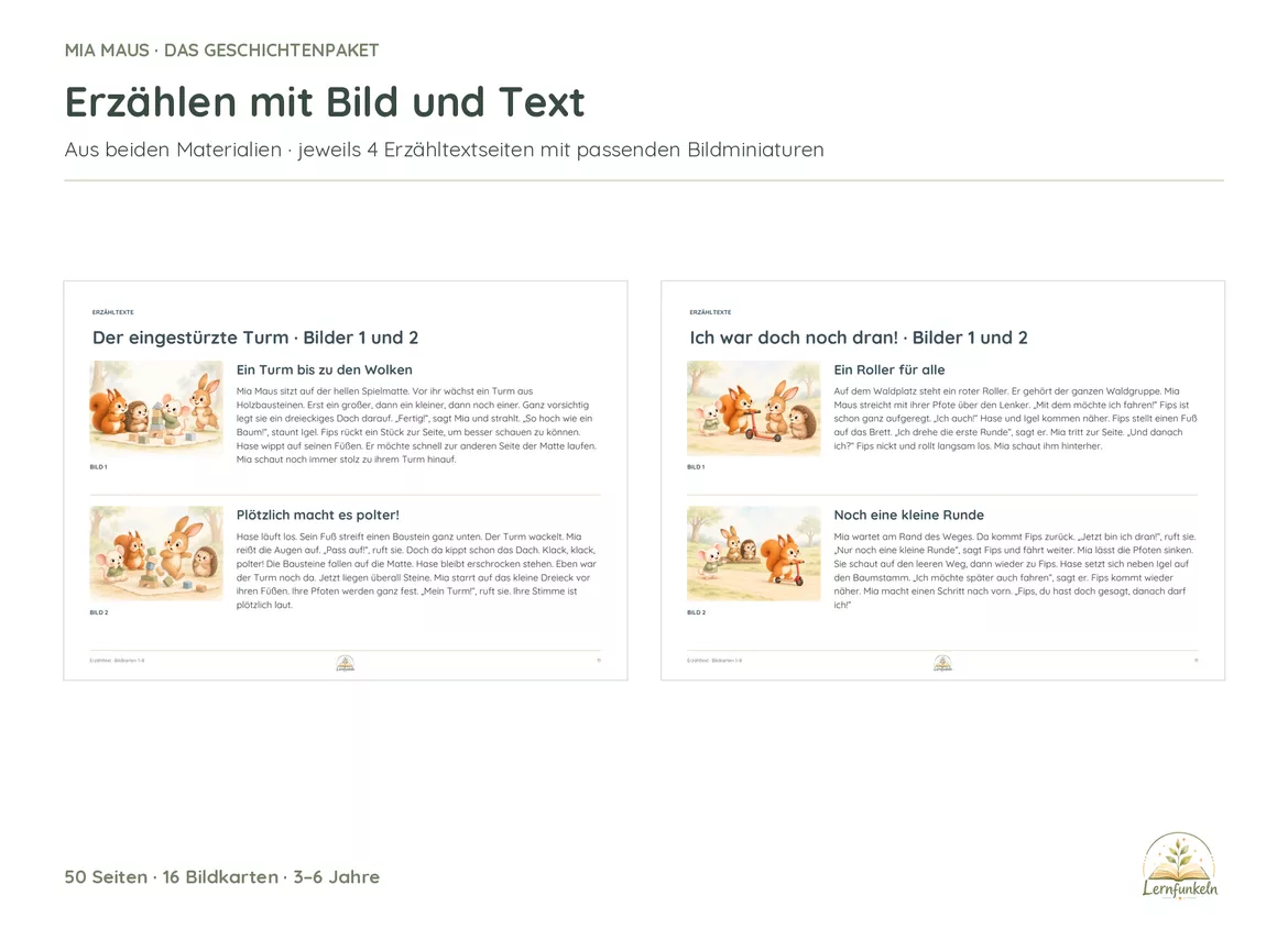 Bild in der Beschreibung des Unterrichtsmaterials Gemeinsam Lösungen finden | Wut & Warten | 2 Kamishibai-Geschichten im Paket von Lernfunkeln Materialien #5