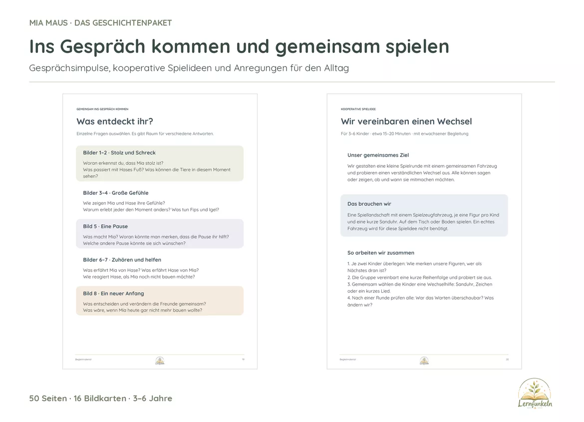 Bild in der Beschreibung des Unterrichtsmaterials Gemeinsam Lösungen finden | Wut & Warten | 2 Kamishibai-Geschichten im Paket von Lernfunkeln Materialien #6