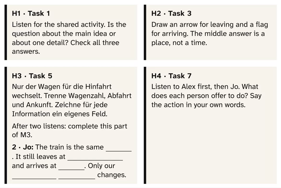 Bild in der Beschreibung des Unterrichtsmaterials Englisch Listening: The Class Train Journey, Kl. 5–6, mit Audio von PUSH #2