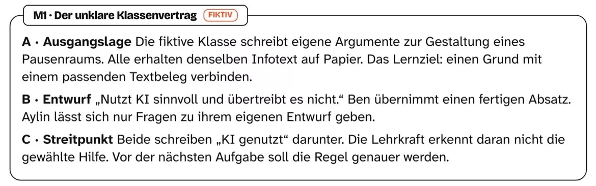 Bild in der Beschreibung des Unterrichtsmaterials Unser KI-Regelcheck: Fair und überprüfbar – Arbeitsblätter Kl. 7–8 von PUSH #1
