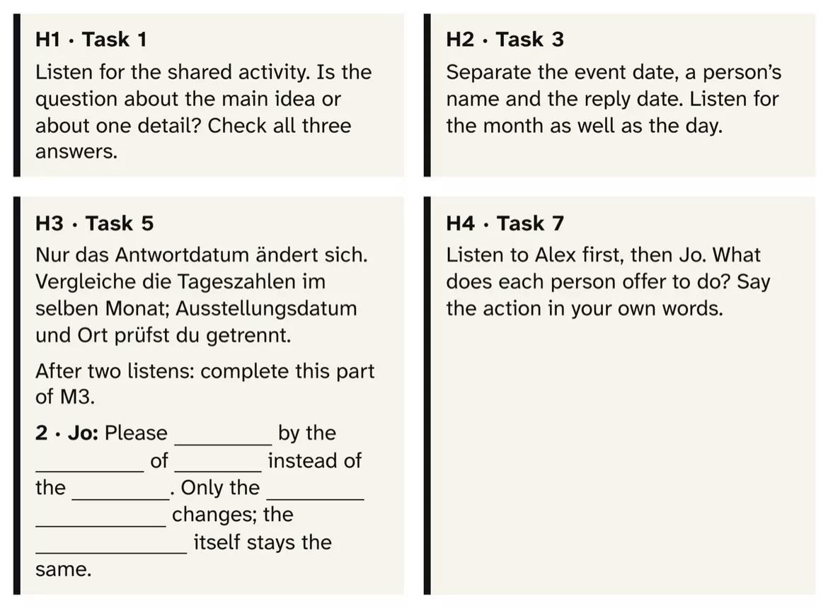 Bild in der Beschreibung des Unterrichtsmaterials Englisch Listening: The Birthday Calendar, Kl. 4–5, mit Audio von PUSH #2