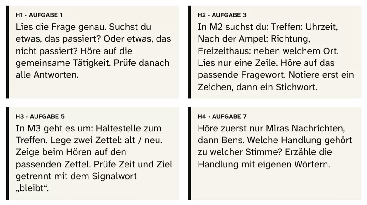 Bild in der Beschreibung des Unterrichtsmaterials DaZ Hörverstehen: Zusammen den Weg finden, Kl. 4–6, mit Audio von PUSH #2
