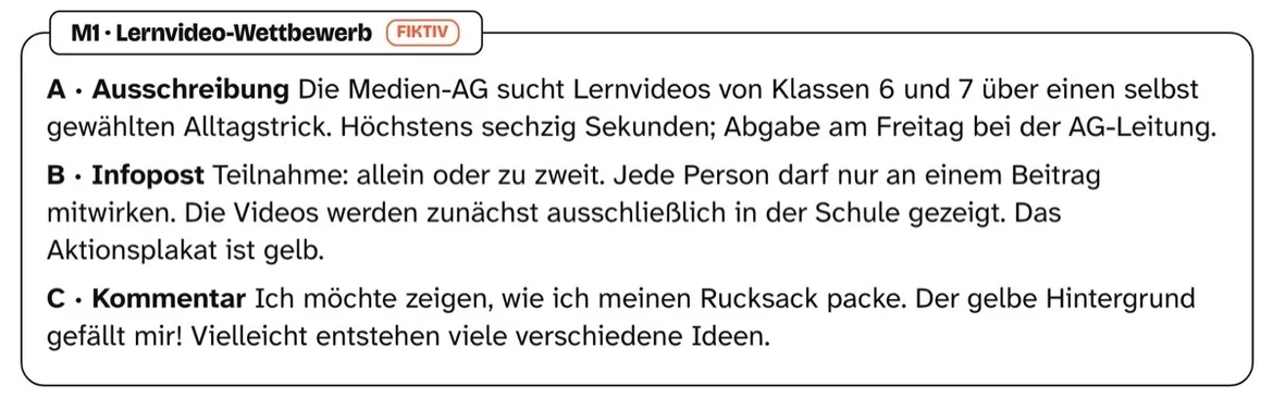 Bild in der Beschreibung des Unterrichtsmaterials Weniger Worte, mehr Inhalt: Sachlich zusammenfassen – Arbeitsblätter Kl. 6–7 von PUSH #1