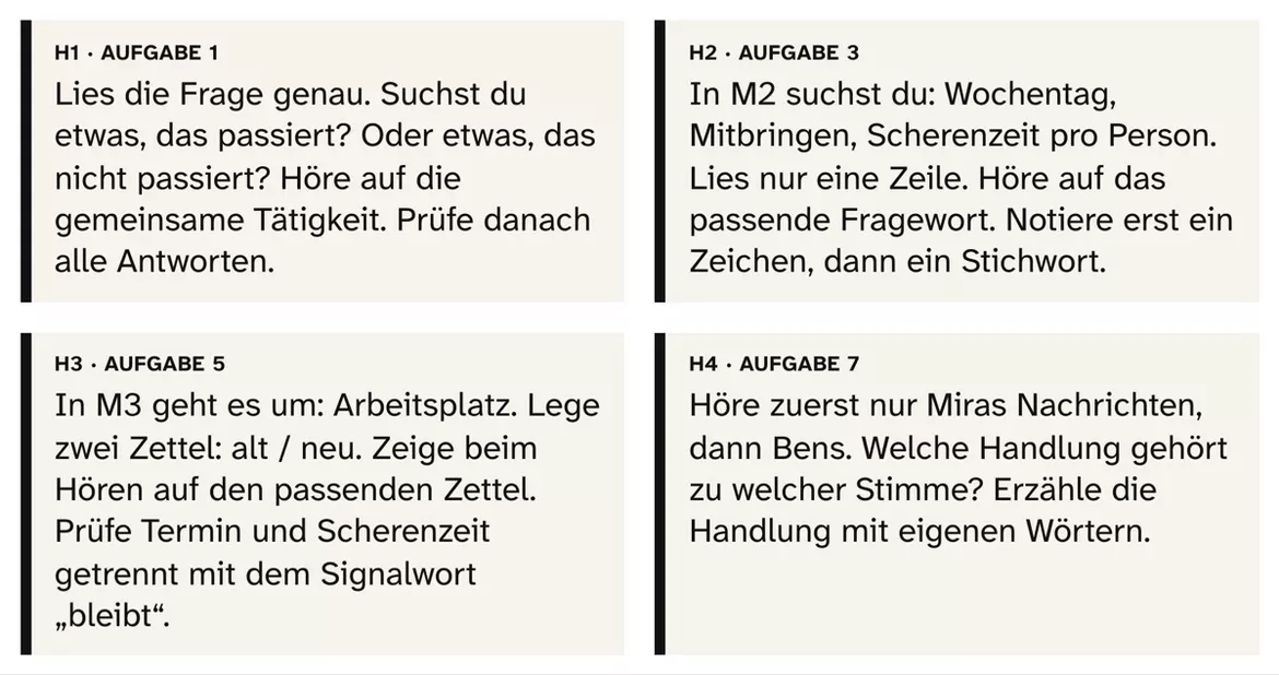 Bild in der Beschreibung des Unterrichtsmaterials DaZ Hörverstehen: Fair teilen und freundlich sprechen, Kl. 4–6, mit Audio von PUSH #2