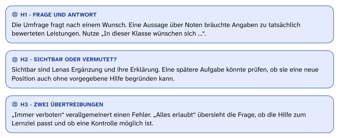 Bild in der Beschreibung des Unterrichtsmaterials Klingt gut. Belegt? KI-Argumente prüfen – Arbeitsblätter Kl. 7–8 von PUSH #2