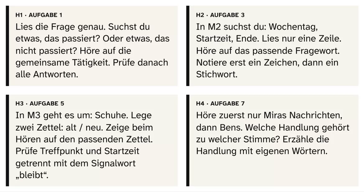 Bild in der Beschreibung des Unterrichtsmaterials DaZ Hörverstehen: Was ziehen wir heute an? Kl. 4–6, mit Audio von PUSH #2