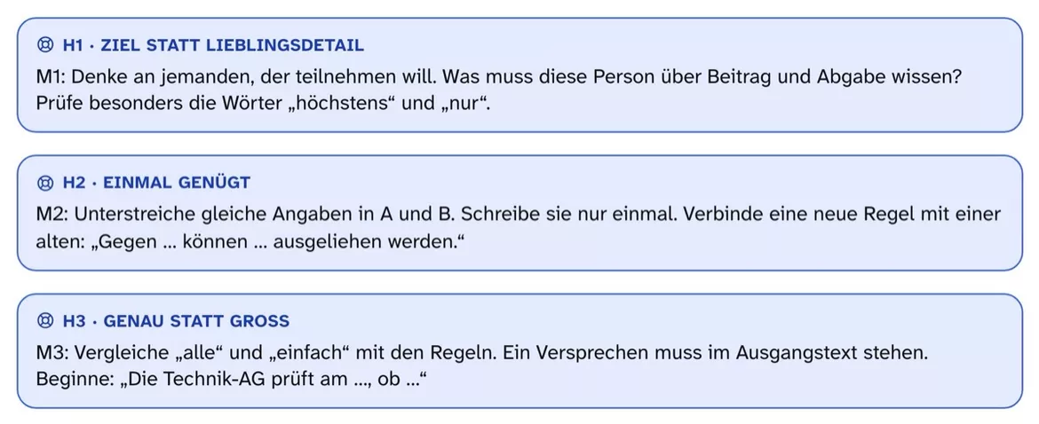 Bild in der Beschreibung des Unterrichtsmaterials Weniger Worte, mehr Inhalt: Sachlich zusammenfassen – Arbeitsblätter Kl. 6–7 von PUSH #2