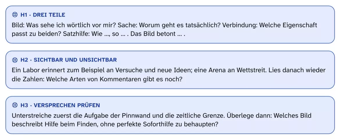 Bild in der Beschreibung des Unterrichtsmaterials Bilder im Kopf: Metaphern im Feed – Arbeitsblätter Kl. 7–8 von PUSH #2