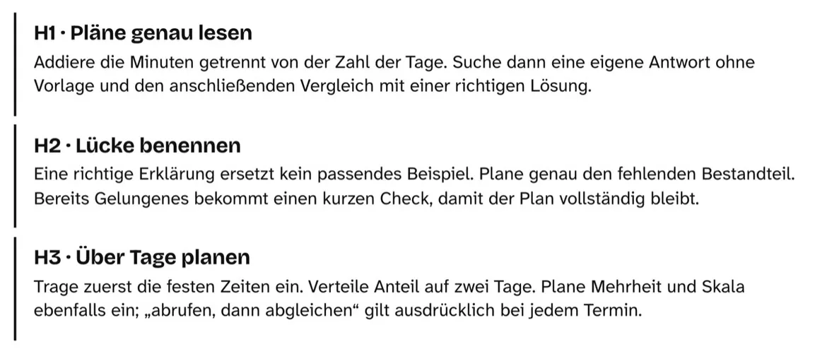 Bild in der Beschreibung des Unterrichtsmaterials Lernzeit anpassen – Arbeitsblätter mit Lösungen Kl. 6–7 von PUSH #2