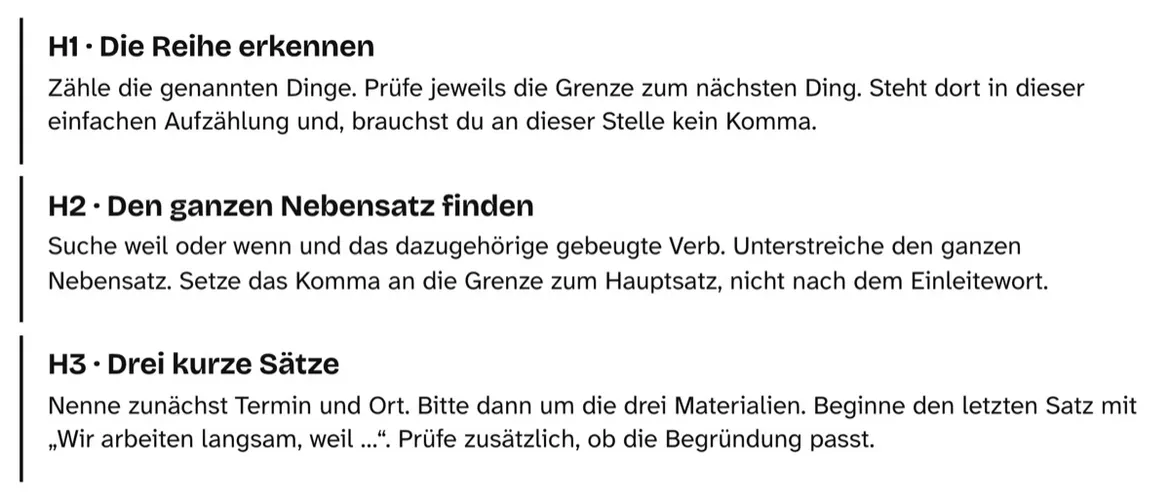 Bild in der Beschreibung des Unterrichtsmaterials Kommas setzen – Arbeitsblätter mit Lösungen Kl. 6–7 von PUSH #2
