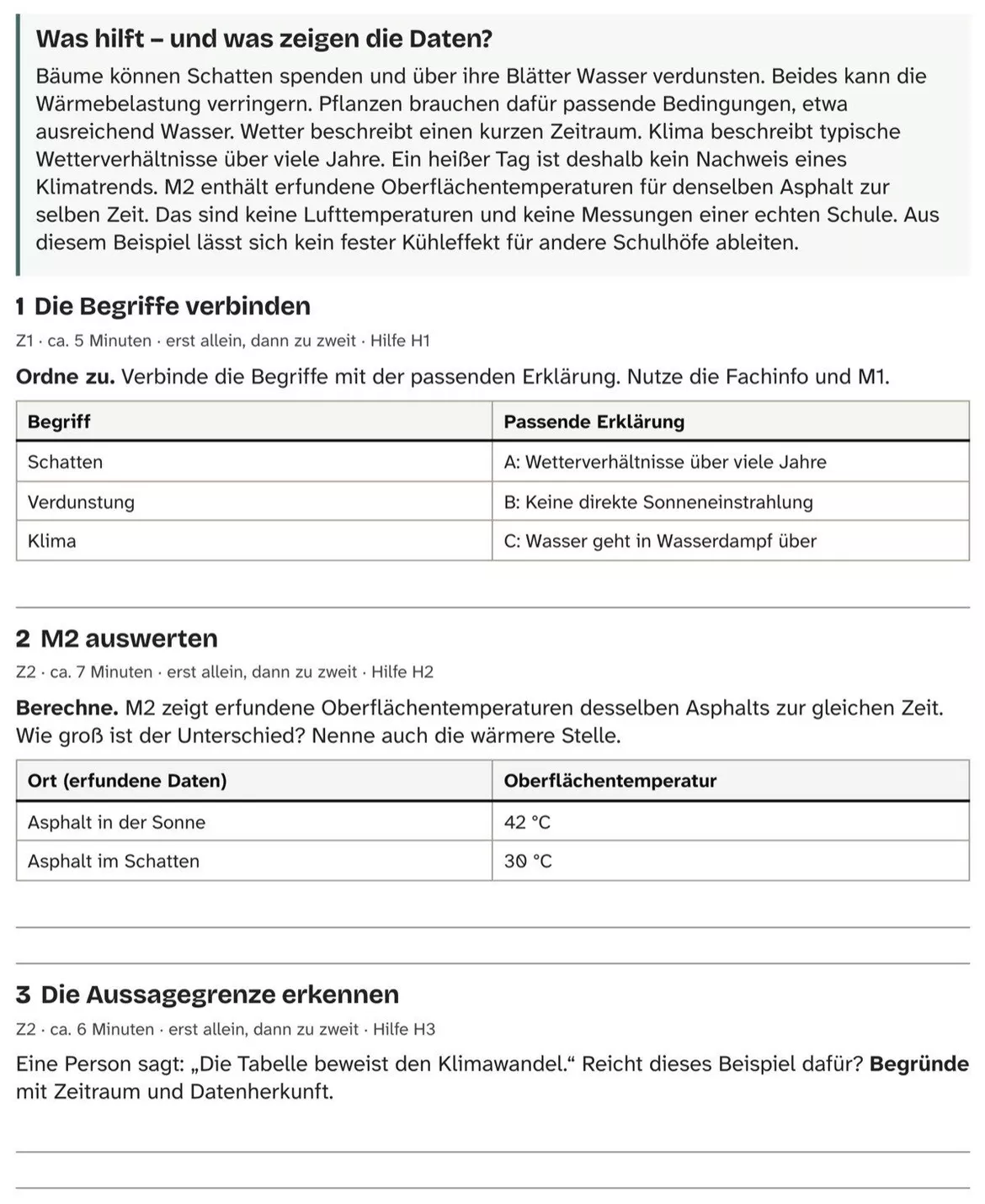 Bild in der Beschreibung des Unterrichtsmaterials Mission kühler Schulhof: Comic mit Aufgaben und Lösungen, Kl. 5–6 von PUSH #2