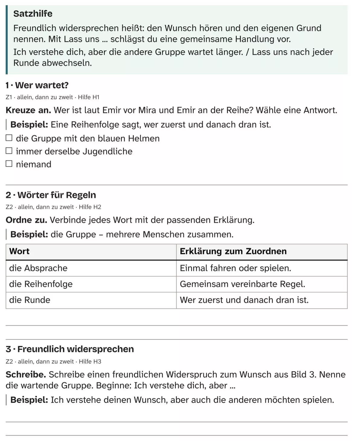 Bild in der Beschreibung des Unterrichtsmaterials DaZ A2: Platz für alle – Comic, Aufgaben und Lösungen von PUSH #2