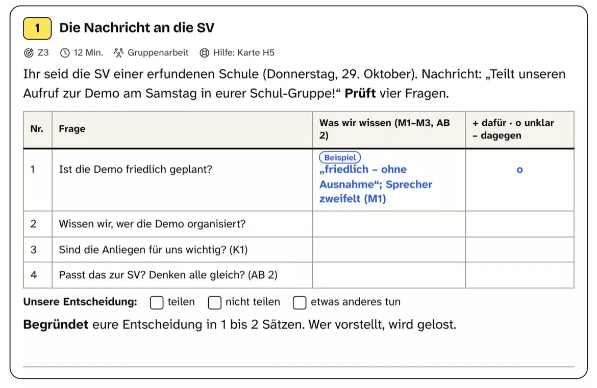 Bild in der Beschreibung des Unterrichtsmaterials Gen Z regelt – Jugendproteste in Deutschland: einfache Arbeitsblätter, Kl. 6–8 von PUSH #3