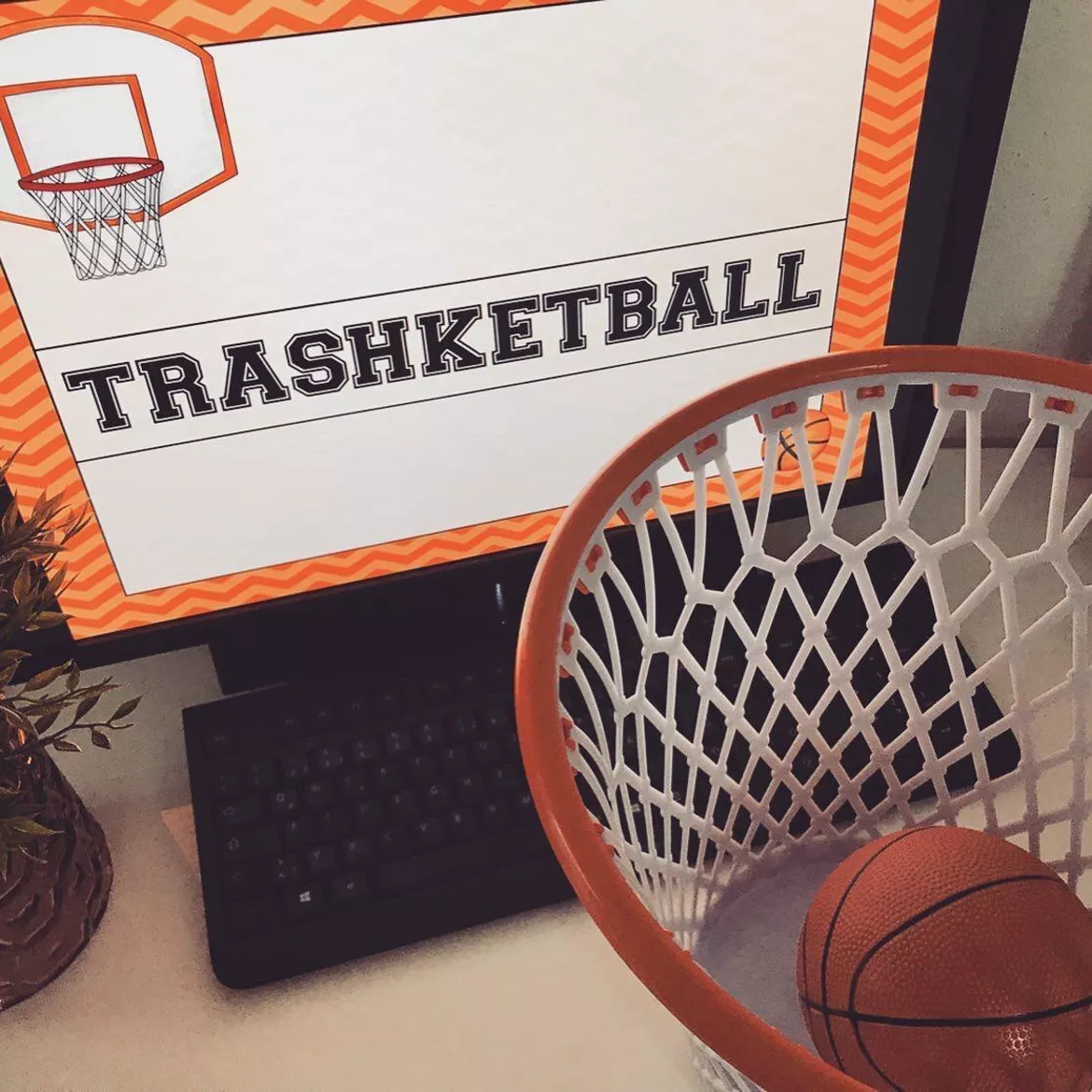 Template Trashketball (editierbare Vorlage) Unterrichtsmaterial im