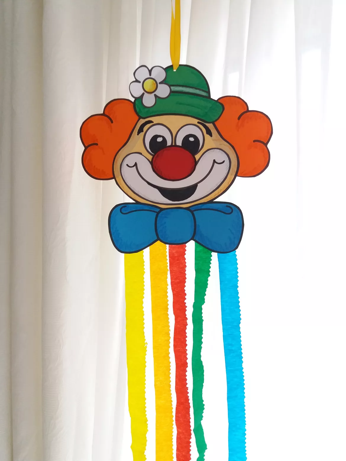 Clown basteln Bastelvorlage Fasching Zirkus – Unterrichtsmaterial in