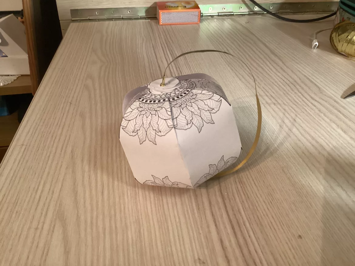 Papier Weihnachtskugeln ~Bastelvorlage für größere Kinder