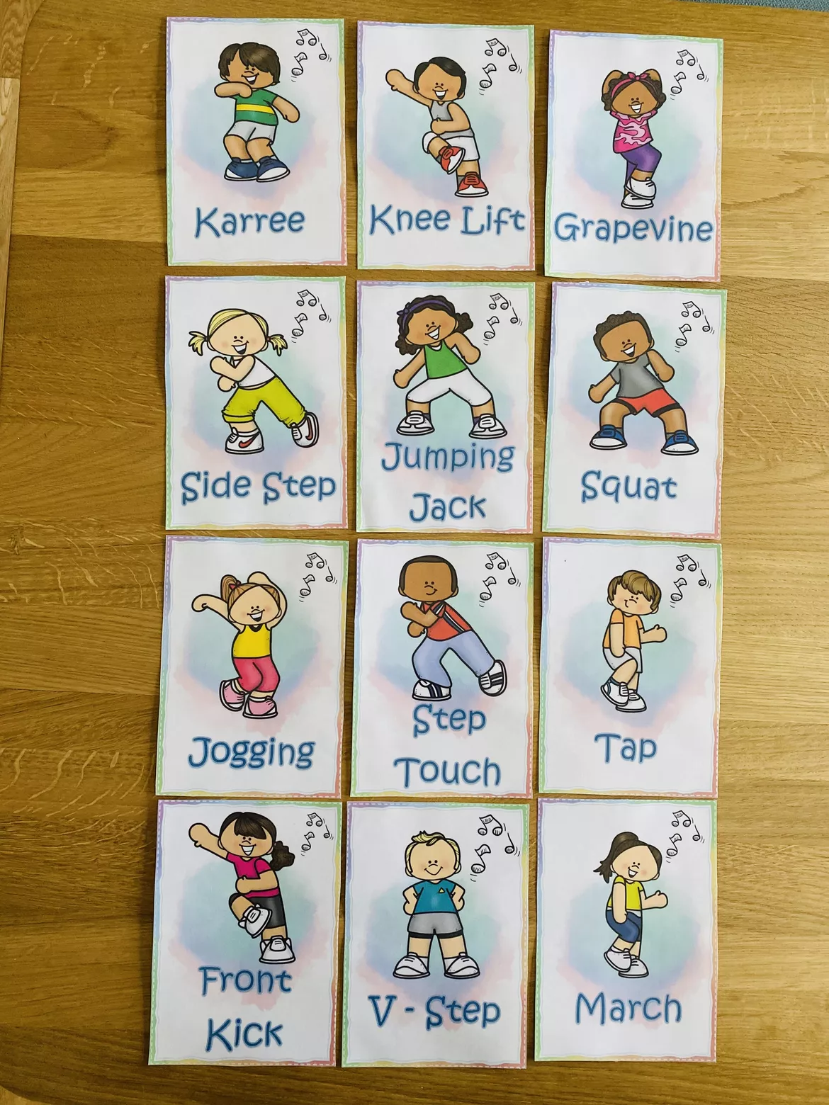 Bild in der Beschreibung des Unterrichtsmaterials Aerobic/Tanzen: Unterrichtsreihe (Klasse 3 + 4) von Grundschulimpulse #3