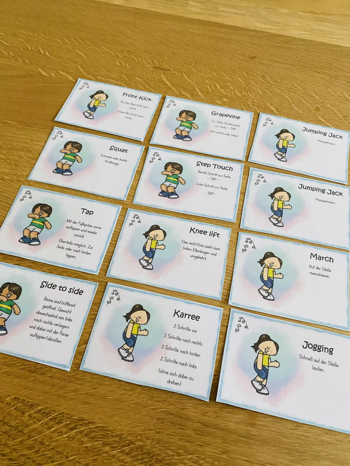 Bild in der Beschreibung des Unterrichtsmaterials Aerobic/Tanzen: Unterrichtsreihe (Klasse 3 + 4) von Grundschulimpulse #4