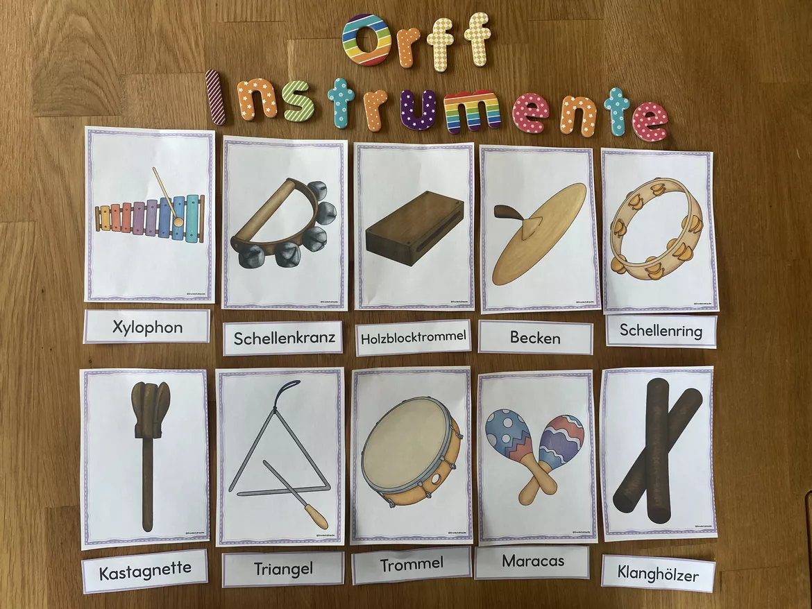 Orff-Instrumente - Unterrichtsreihe (Klasse 1+2) – Unterrichtsmaterial ...