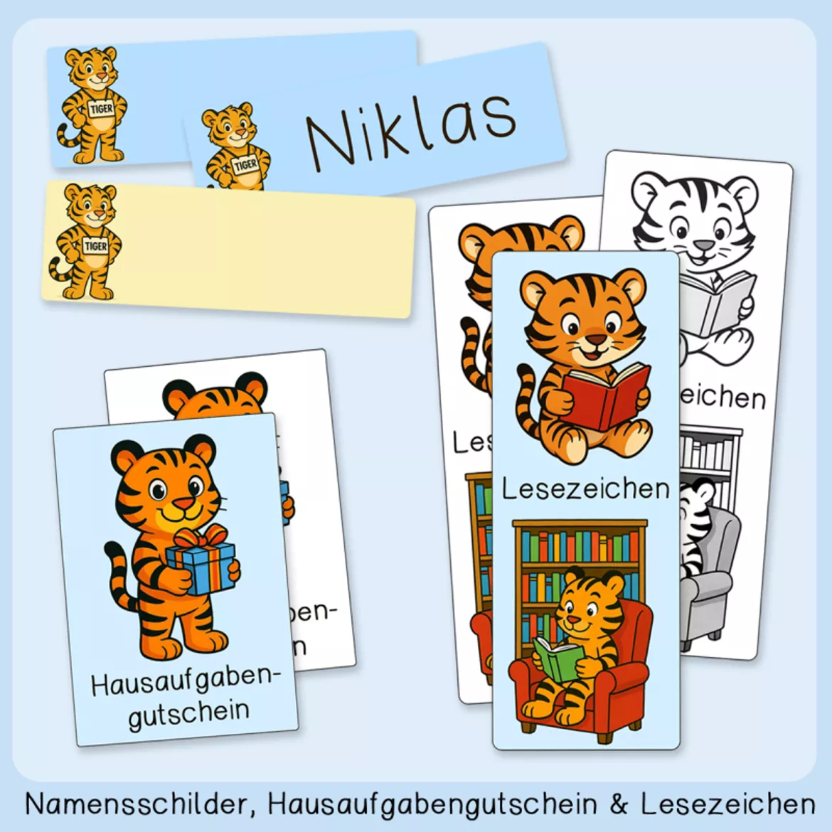 Bild in der Beschreibung des Unterrichtsmaterials Tigerklasse (Classroom management, Komplettpaket) von Grundschulatelier #7