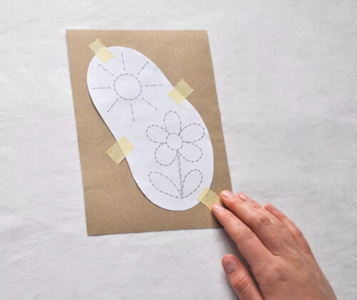 Bild in der Beschreibung des Unterrichtsmaterials Stickbilder Frühling - Stickvorlagen für Kinder von LABBÉ #2