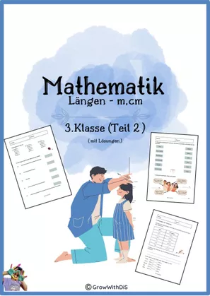 Bild in der Beschreibung des Unterrichtsmaterials Materialpaket Mathematik 3.Klasse Thema “Längen” 📐📏 von GrowWithDiS #2