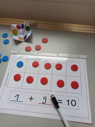 Bild in der Beschreibung des Unterrichtsmaterials verliebte Zahlen Materialpaket von Lernspiele & Förderspiele #1