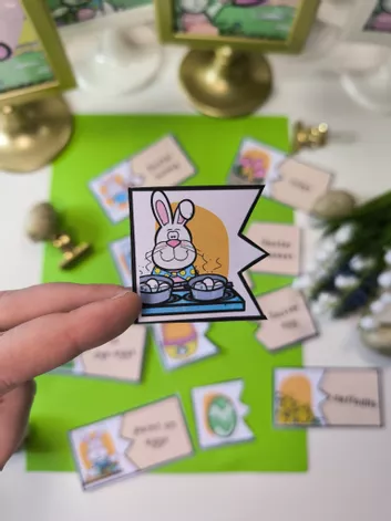 Bild in der Beschreibung des Unterrichtsmaterials Easter | Wortschatz | Puzzle Game von ms.doubtfire #1
