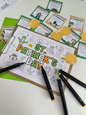 Bild in der Beschreibung des Unterrichtsmaterials St. Patrick´s Day | Doodle Ausmalbild von ms.doubtfire #1