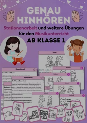 Bild in der Beschreibung des Unterrichtsmaterials Klanggeschichte Winter im Musikunterricht, musizieren, Instrumente von Blattwerk #1