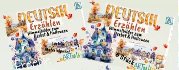 Bild in der Beschreibung des Unterrichtsmaterials Lernkarten Halloween von Art im Ländle #1